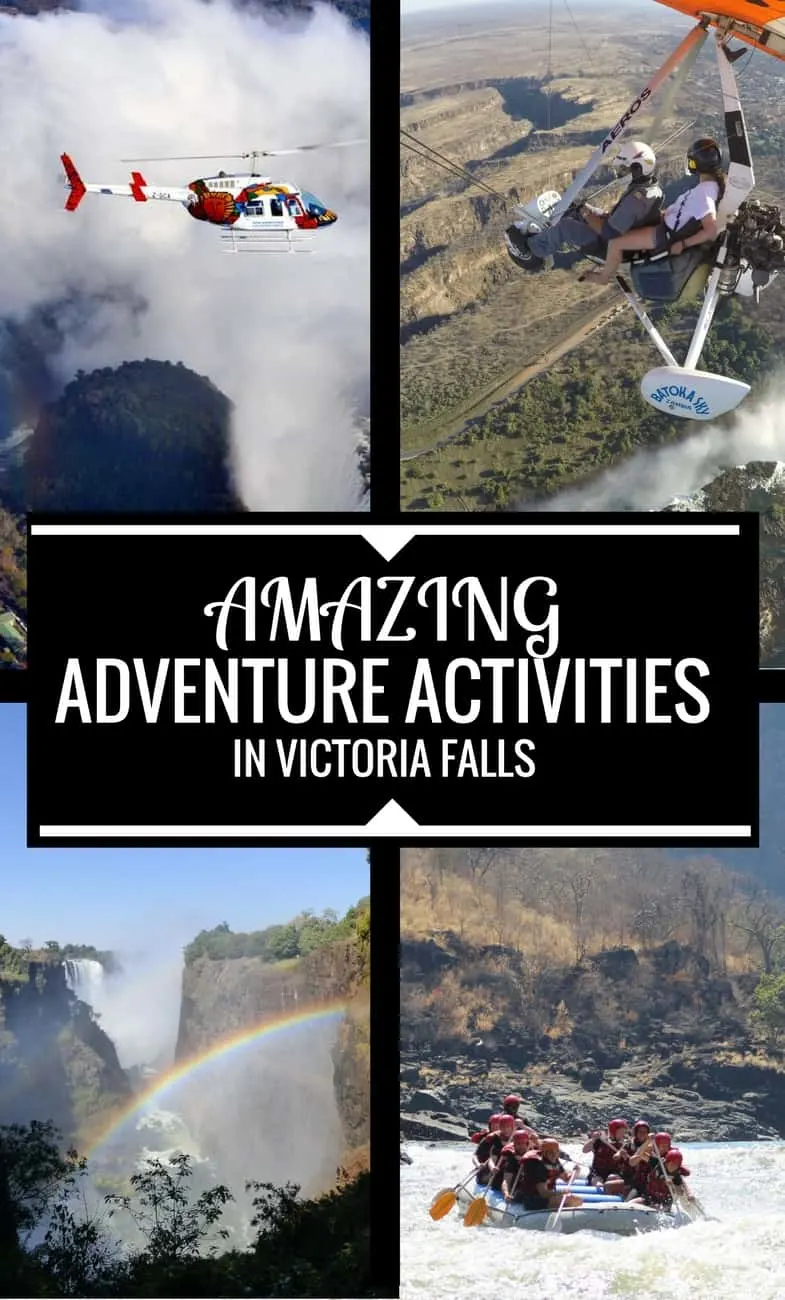 Top Adventure Activities in Victoria Falls