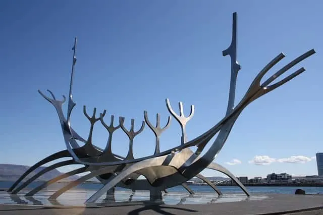 things to see in Iceland: the Solfar Sculpture