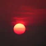 Sunset in Etosha National Park
