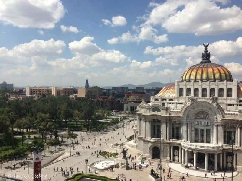 Places to visit in Mexico City - the view from the top of the buildings