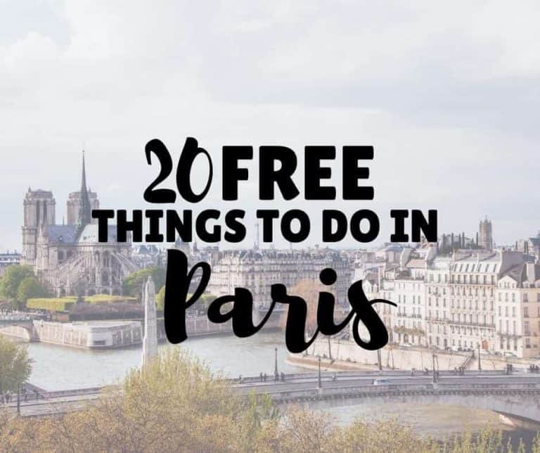 Top 20 Free Things To Do In Paris [in 2022!]