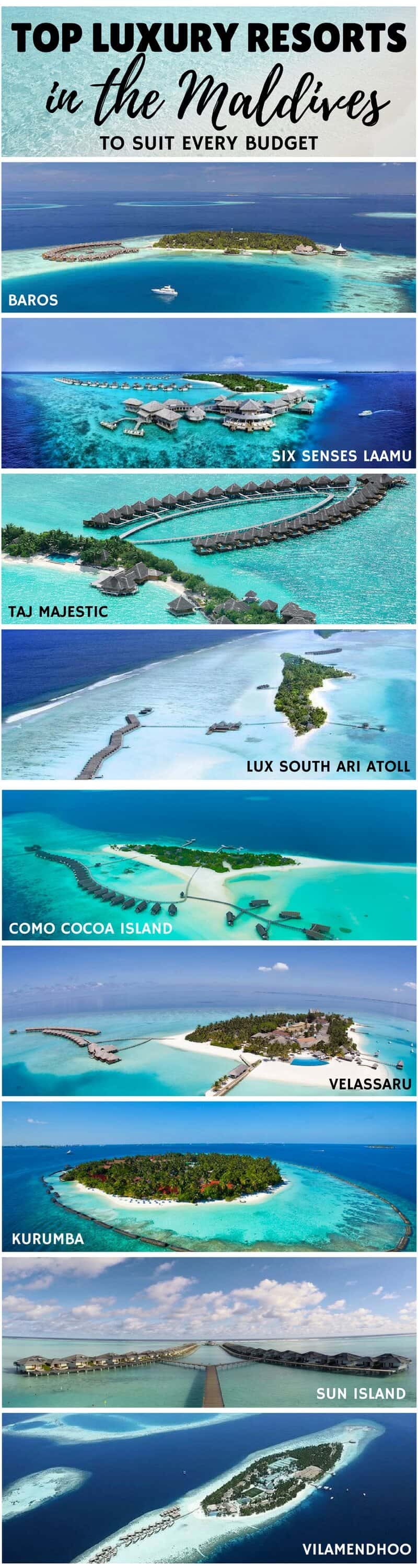 Top Luxury Resorts in the Maldives