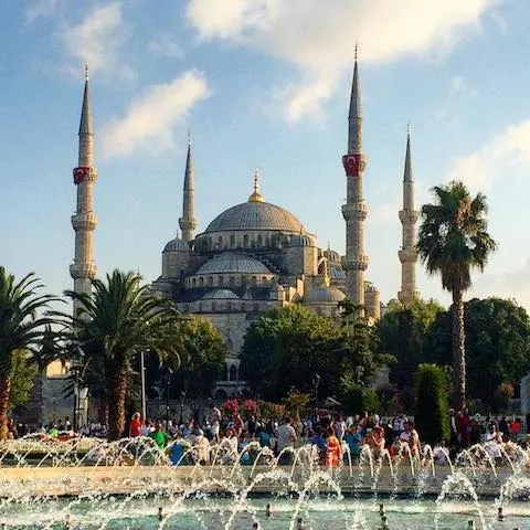 BLUE MOSQUE - Istanbul, Turkey - July 2016