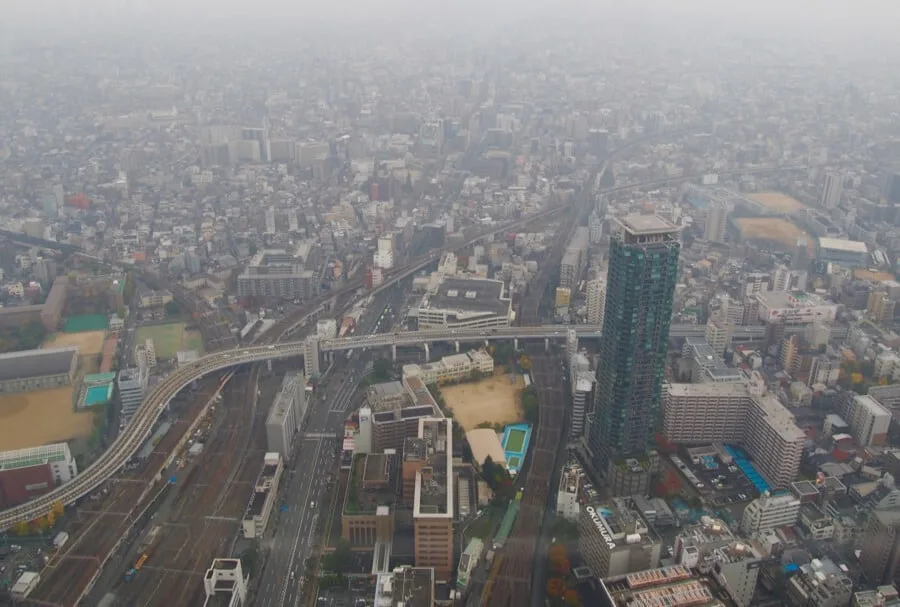 What to see in osaka - View from Abeno Harukas