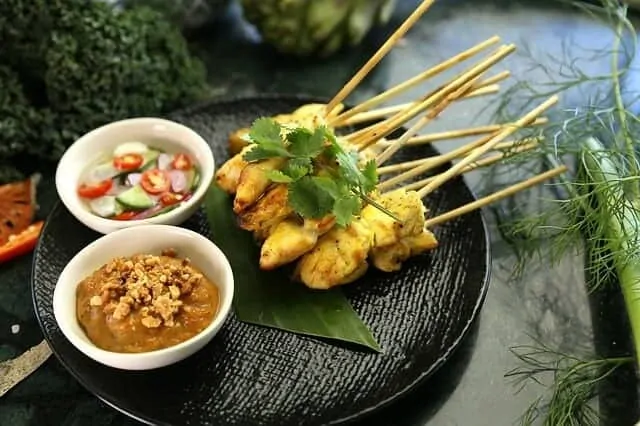 Satay Chicken at a Thai Cooking School