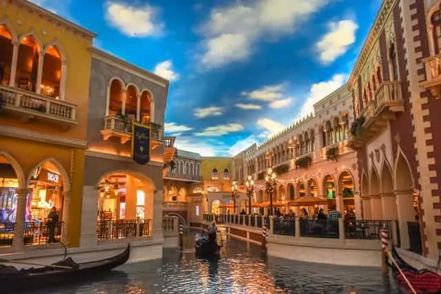 Gondola at the Venitial - Top thing to do in Las Vegas