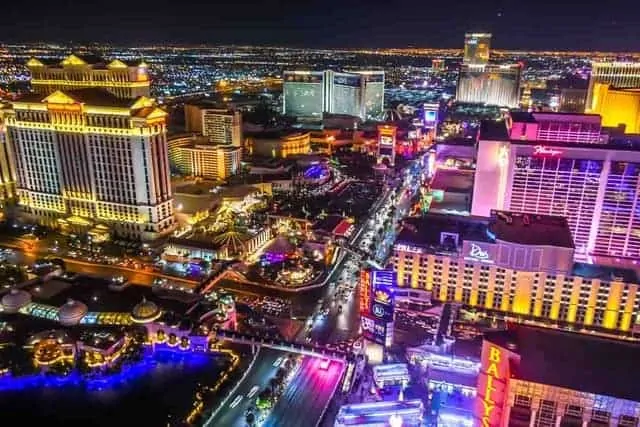 The View from the Eiffel Tower in Las Vegas