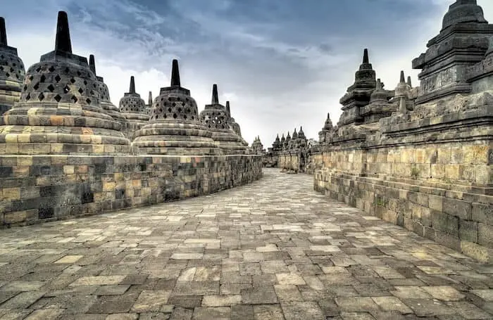 Borobudor - biggest buddhist temple in Asia