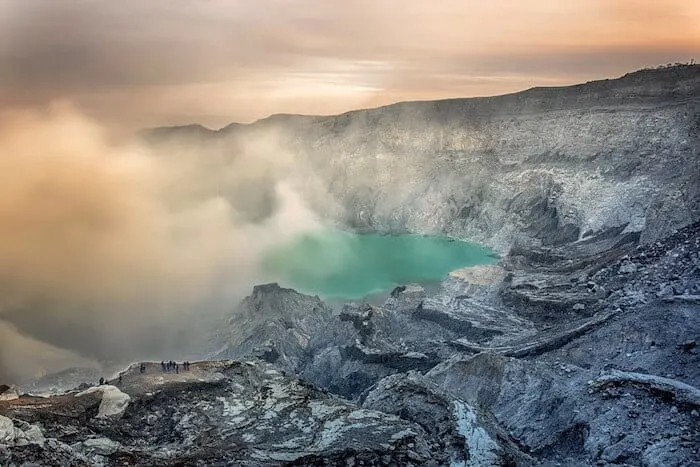 Ijen Volcano Sulfur Lake