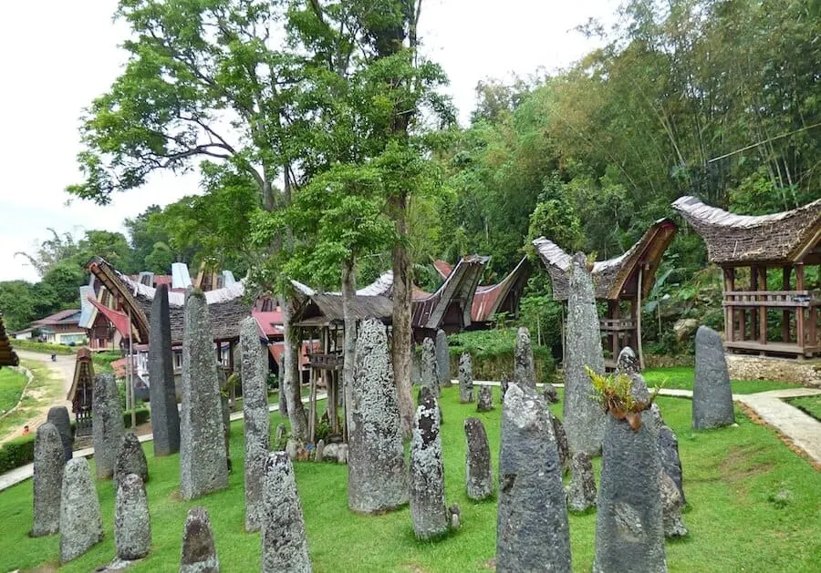 Menhir & Megalith stones in Toraja South Sulawesi