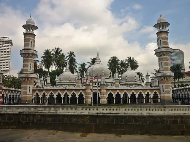 Jamek Mosque Kuala Lumpur Malaysia