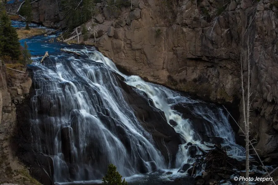 Gibbon Falls Waterfall Yellowstone National Park Things to do