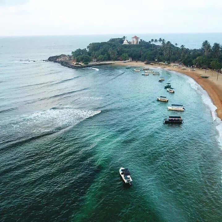 Unawatuna - beautiful beach in Sri Lanka