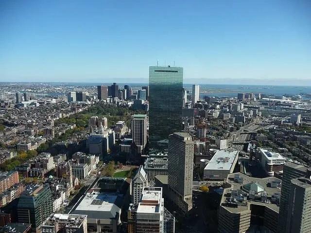 View from the Top of the Boston Prudential Tower