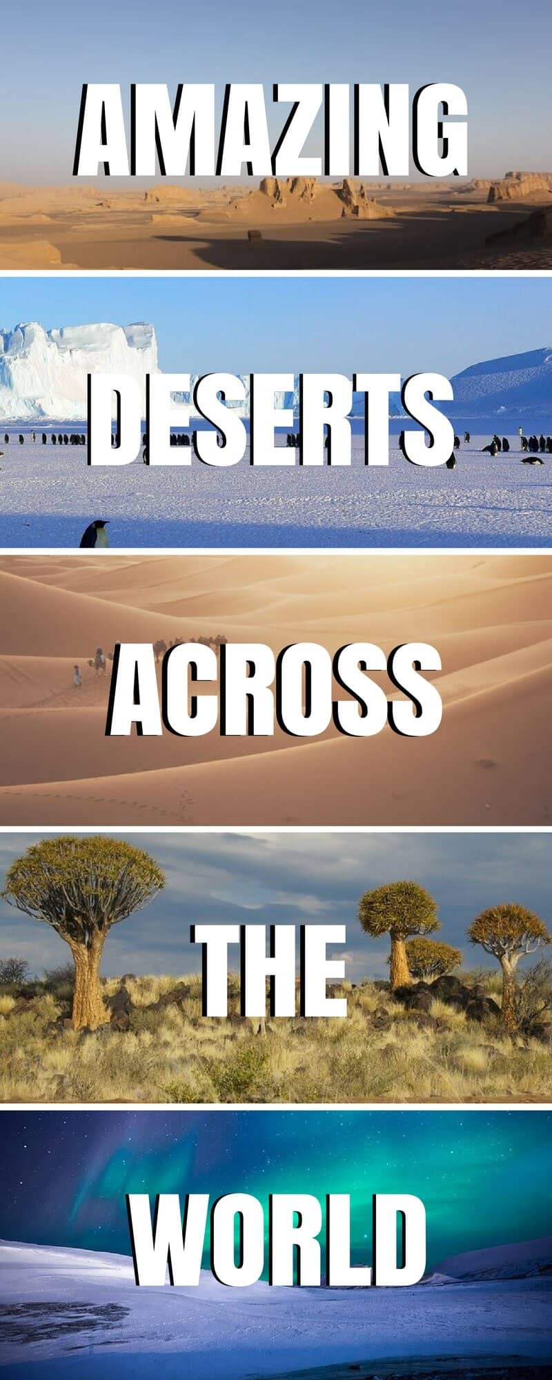 Largest Deserts in the World