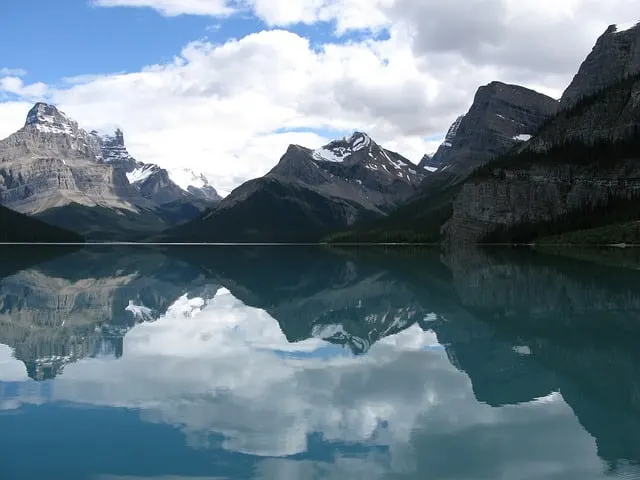 Maligne Lake in Jasper National Park