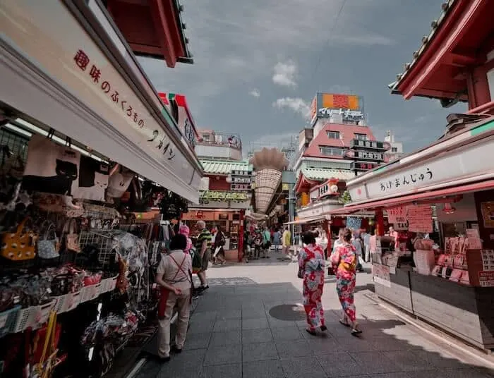 Nakamise Dori Tokyo Japan