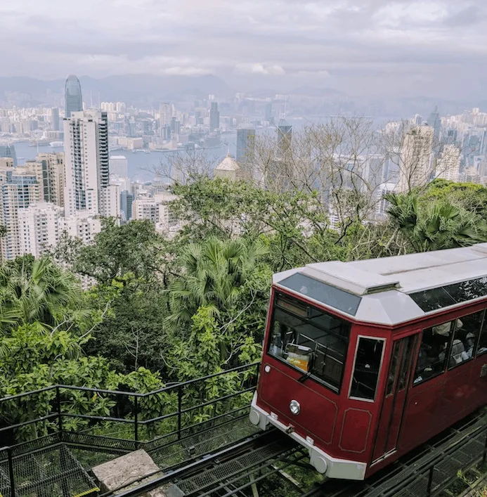 Peak Tram to Victoria Peak Hong Kong