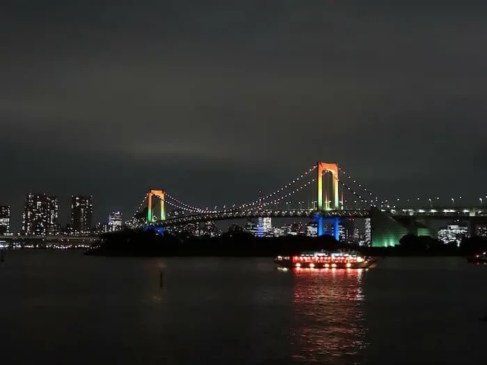 Where to go in Tokyo - a dinner cruise on Tokyo Bay