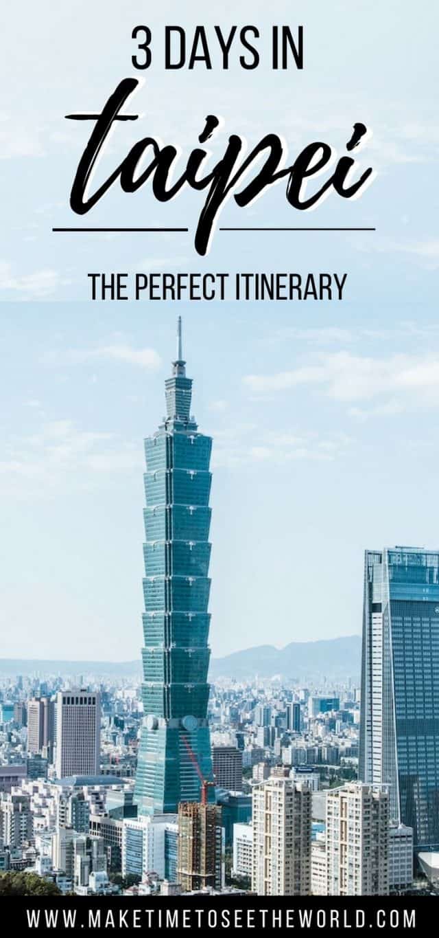 travel planner taipei