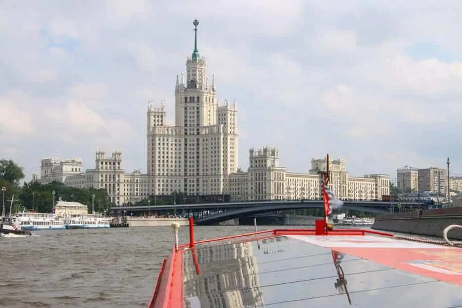 Moscow Attractions - A River cruise