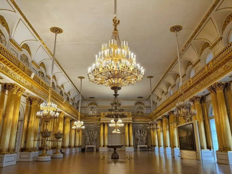 The Amorial Hall inside The Winter Palace, Hermitage Museum St Petersburg