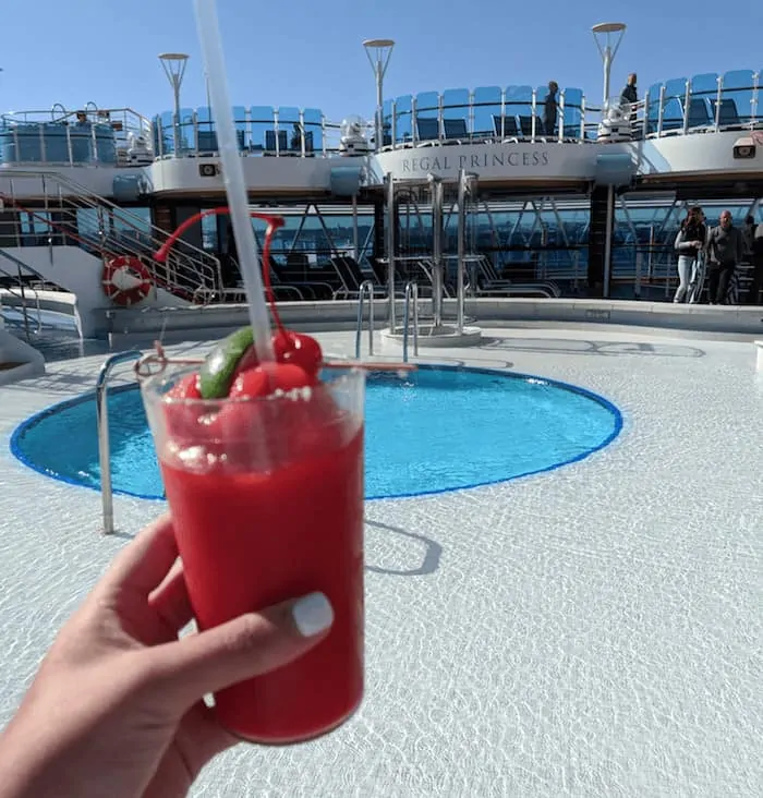 Cocktails on the Regal Princess