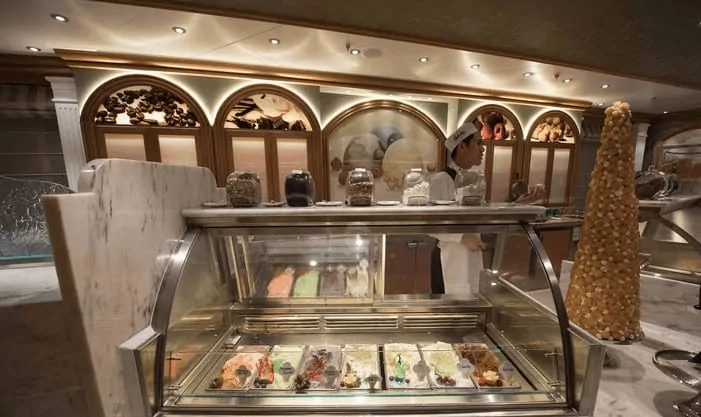 Gelato on The Regal Princess