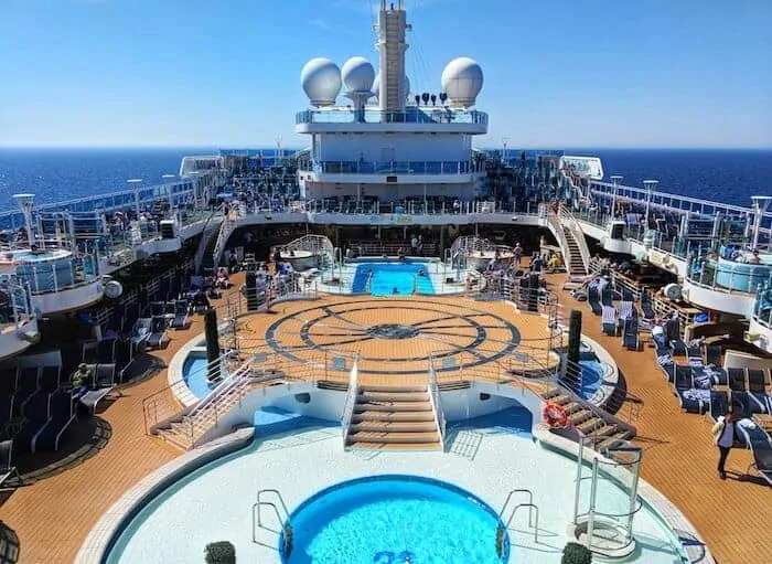 Swimming Pool on the Regal Princess