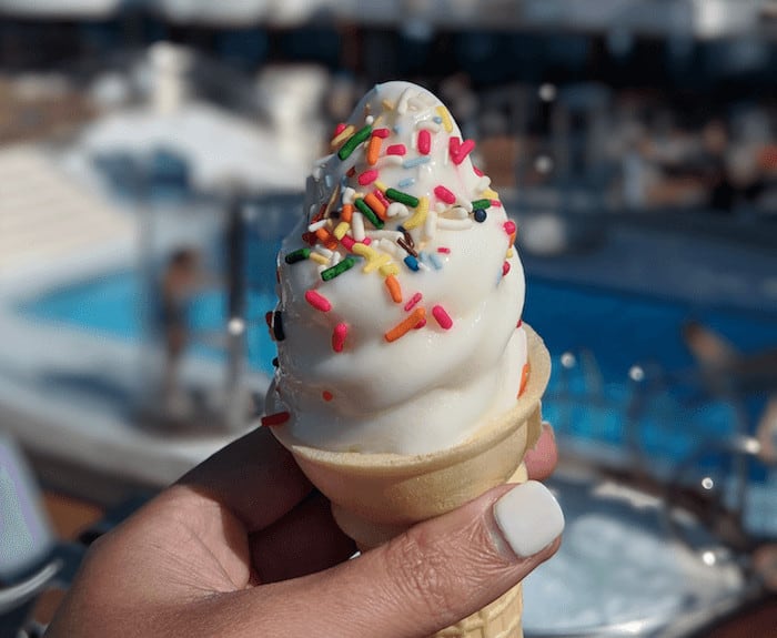 Swirls Soft Serve Ice-Cream on board Regal Princess
