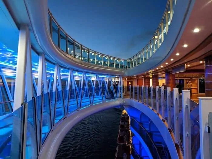 The Seawalk on the Regal Princess