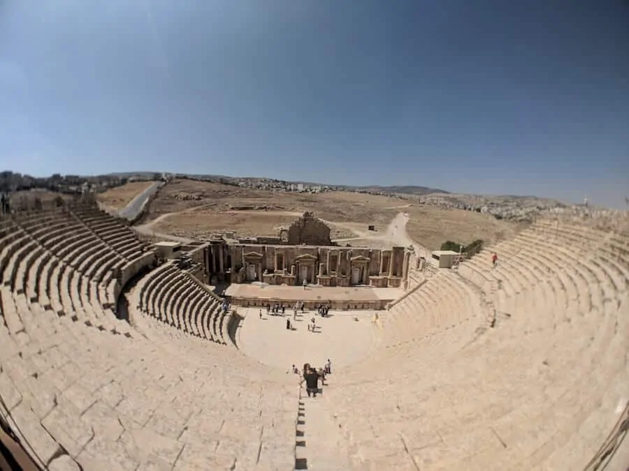 The colosseum in Jerash in Jordan 