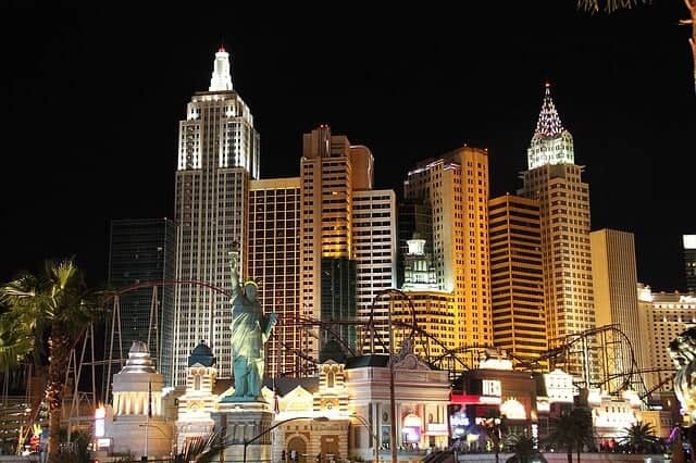 Las Vegas Open Top Bus Tour At Night