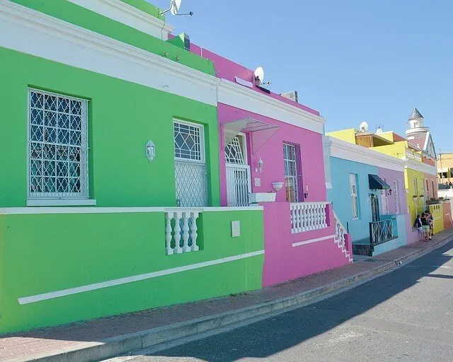 Colourful Bo Kaap in Cape Town