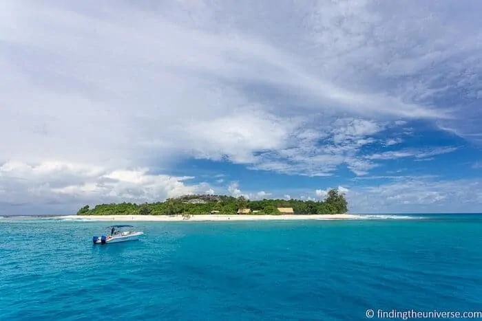 Island hopping in the Seychelles