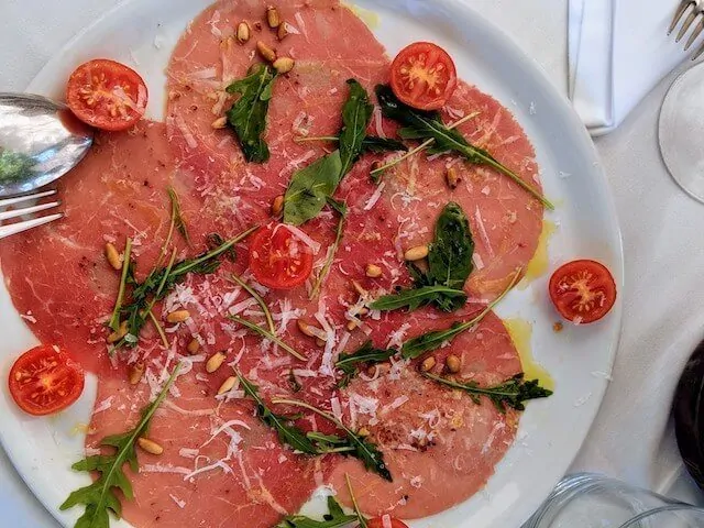 Carpaccio in Ronda, Spain