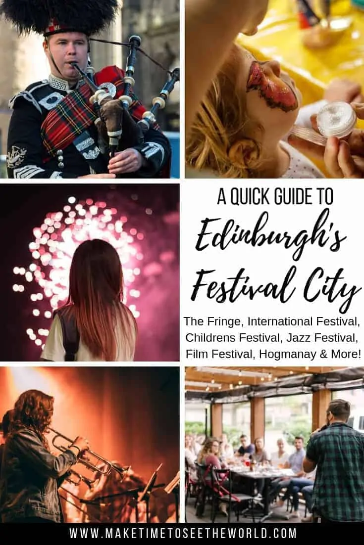 A Quick Guide to All 11 Edniburgh Festivals: 