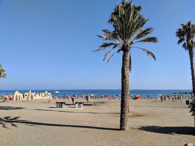Malaga Beach Spain