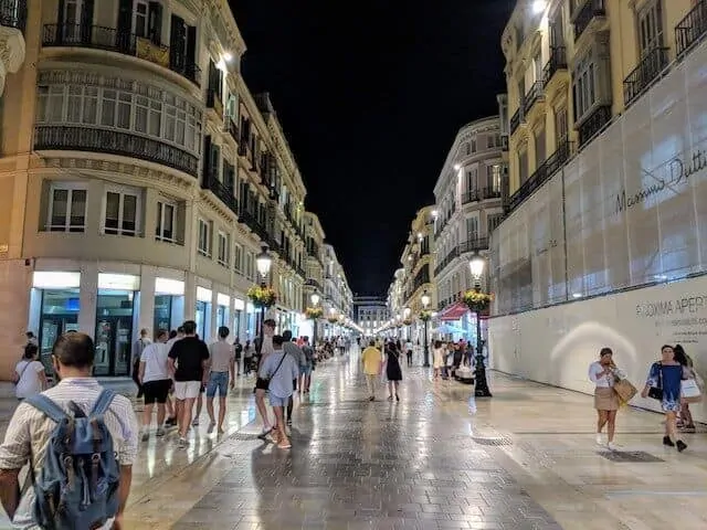 Malaga at Night