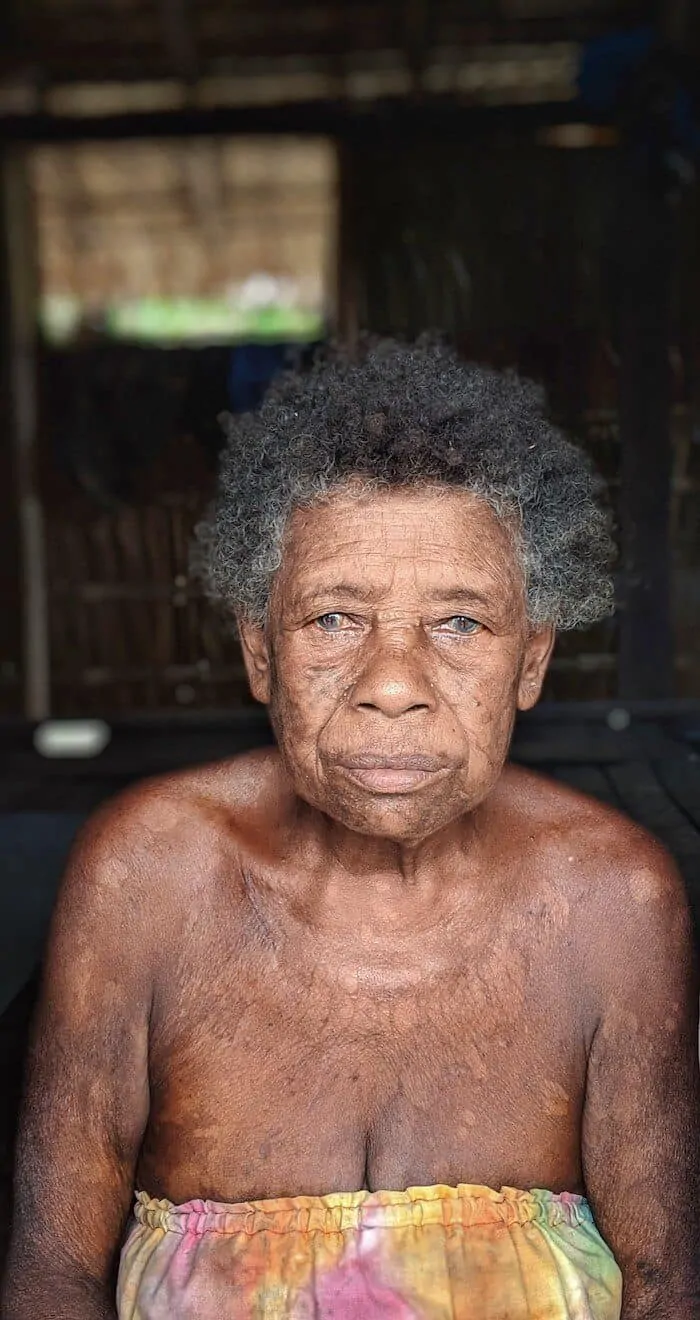 Older Solomon Islands Lady