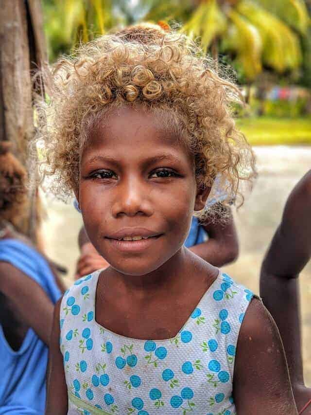 Young Girl in the Solomon Islands