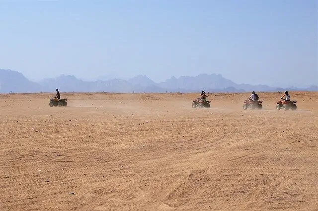 Morocco quad bikes 4x4 in desert