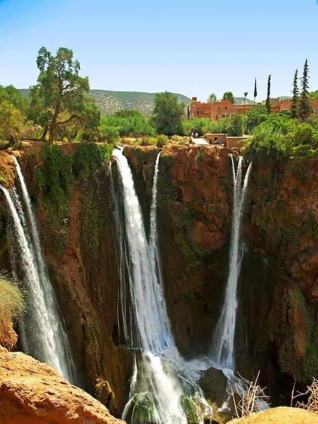 ouzoud waterfalls - one of the best day trips from marrakesh