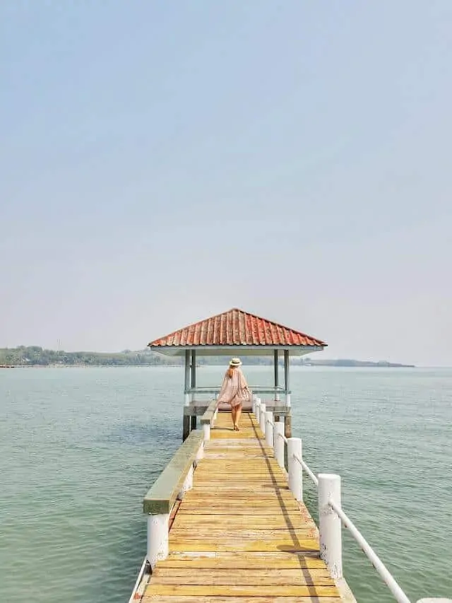 Koh Mak Pier in Trat Thailand