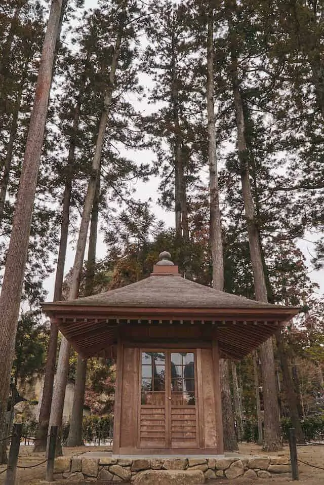 Zuigan-Ji Temple Building Surrounded by trees