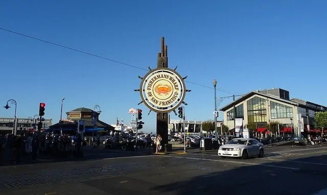 Fishermans Wharf sign in San Francisco