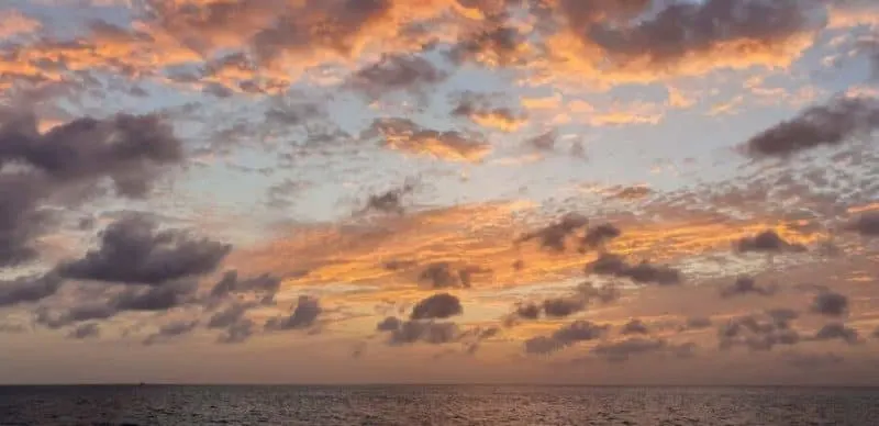 Sunset at Sea in Antigua