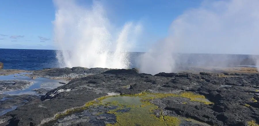 Blowholes in Samoa