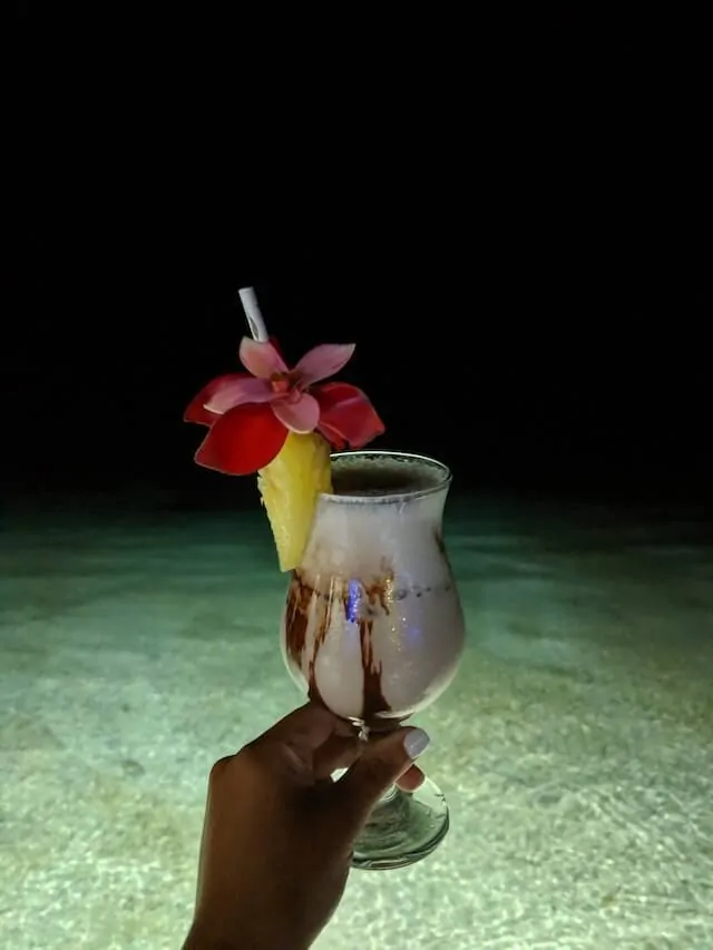 Creamy cocktail in Samoa