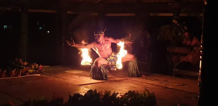 Fire Dancer in Samoa